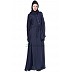 Designer loose fitting abaya in Navy Blue color Designer loose fitting abaya in Navy Blue color